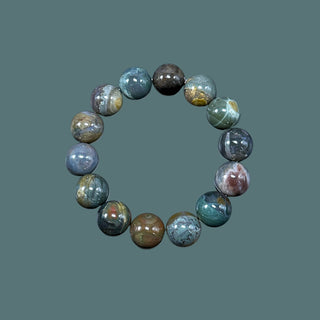 Universe Unraveled: Beaded Bracelet with Celestial Texture Mirroring the Galaxy's Ethereal Beauty - high angle